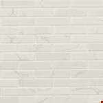 Carrara White Matte 1" 4" Mosaic SMOT-PT-CAR-1X4M