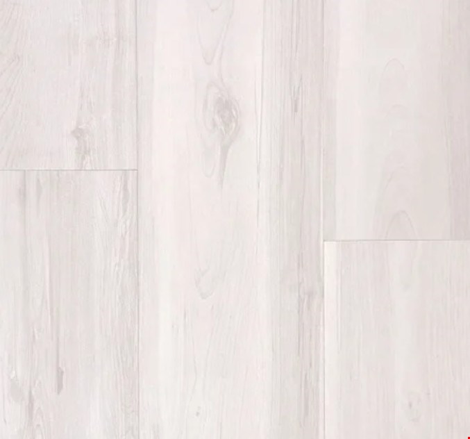 Stanton Nuvo Max 8: Beach House White Wash 12mm Laminate with Attached Pad 64002