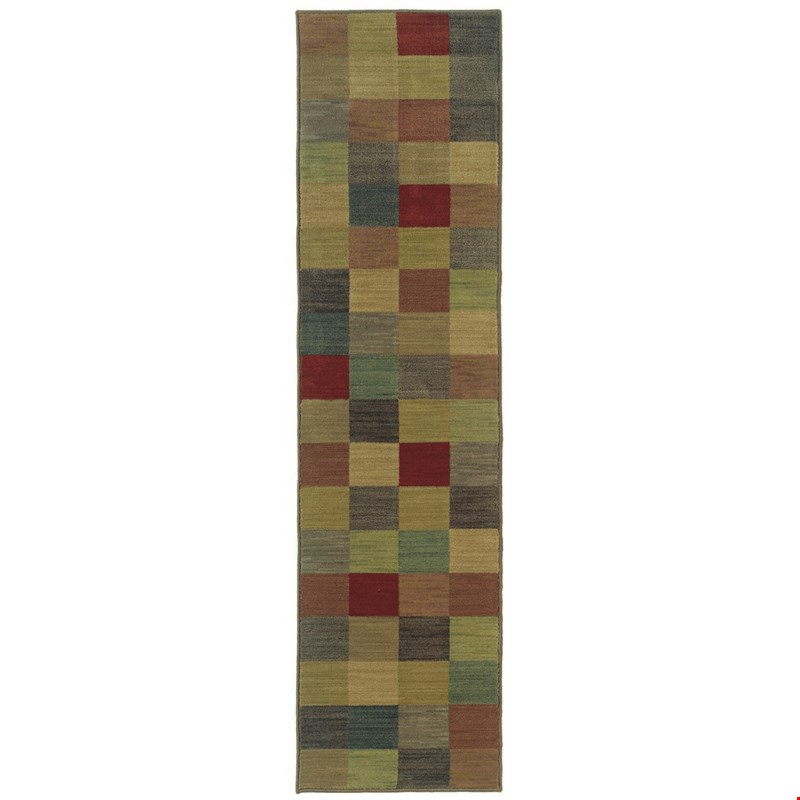 Oriental Weavers Allure Brown (AL03A12) Runner 1'11" x 3'3" Area Rug