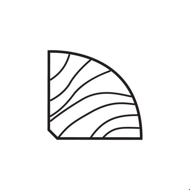 Shaw Expressions: Quarter Round Poetry - 78" Long