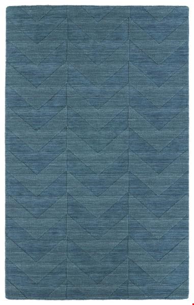 Kaleen Imprints Modern Turquoise (IPM05) Rectangle 3'7" x 6'0" Area Rug