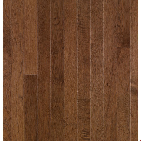 Bruce American Treasures Hickory: Plymouth Brown 3/4" x 3 1/4" Solid Hickory Hardwood C0788