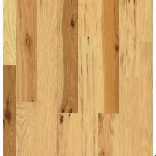 Bruce American Treasures Hickory: Country Natural 3/4" x 3 1/4" Solid Hickory Hardwood C0710