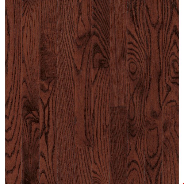 Armstrong Yorkshire Strip Oak: Cherry Spice 3/4" x 2 1/4" Solid Oak Hardwood BV631CS