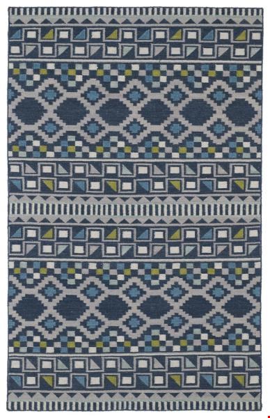 Kaleen Nomad Blue (NOM08) Rectangle 2'1" x 5'0" Area Rug