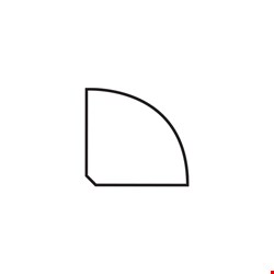 Armstrong Beaumont Plank Oak: Quarter Round Clear - 78