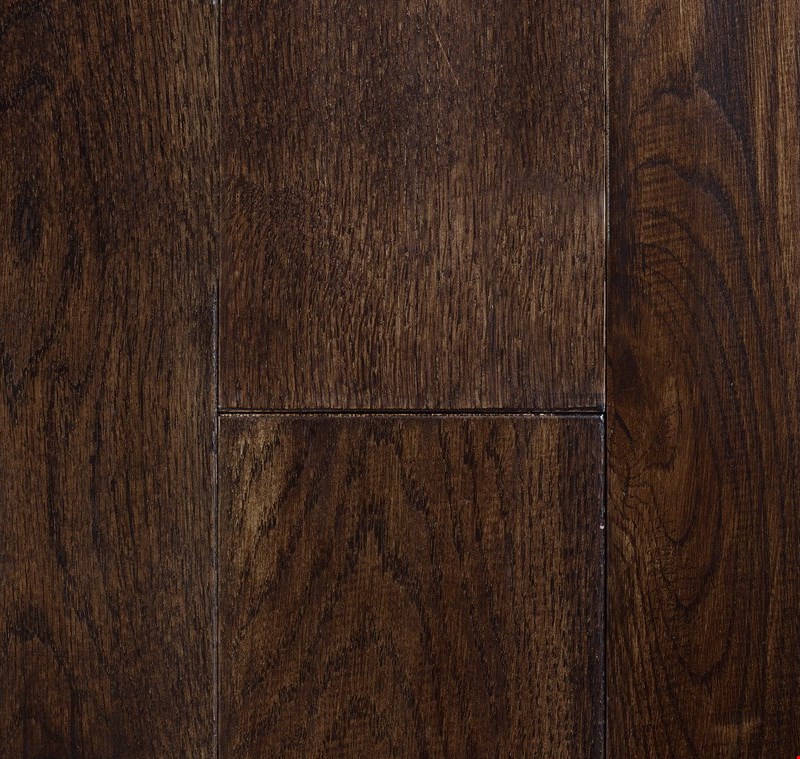 Casabella Hardwood Handscraped Oak: Cocoa 3/4" x 4-3/4" Solid Hardwood 10CAHL