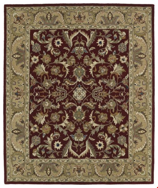 Kaleen Taj Red (TAJ04-25) Rectangle 7'8" x 9'0" Area Rug