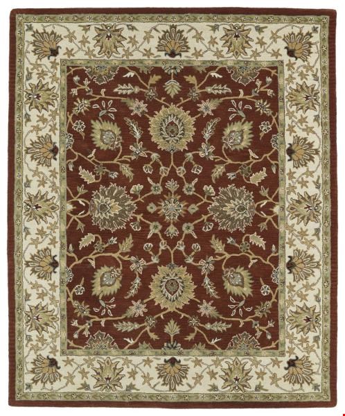 Kaleen Taj Rust (TAJ09-30) Rectangle 5'2" x 9'0" Area Rug