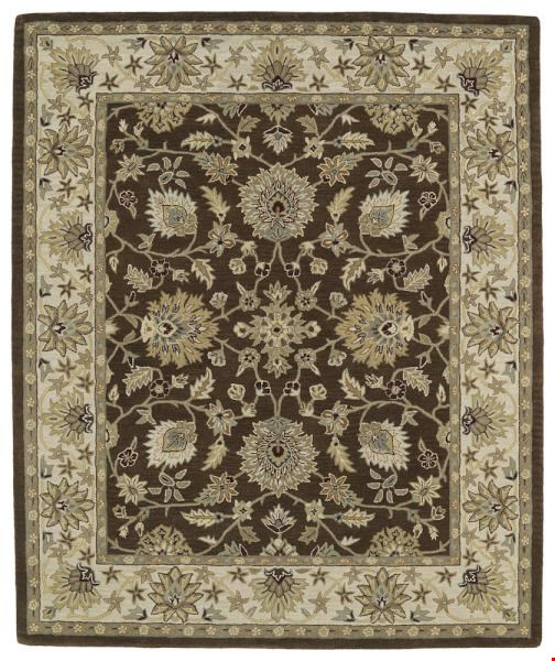Kaleen Taj Chocolate (TAJ09-40) Rectangle 8'2" x 10'0" Area Rug
