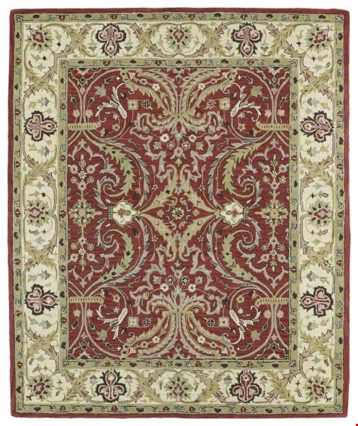 Kaleen Taj Red (TAJ11-25) Rectangle 7'8" x 9'0" Area Rug