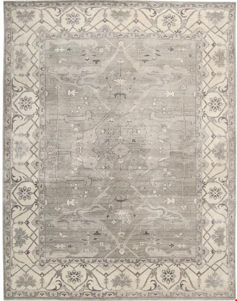Nourison Aldora ALD01 Silver (99446308443) Rectangle 7'9" x 9'9" Area Rug