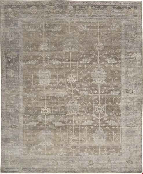 Nourison Aldora ALD07 Pewter (99446324054) Rectangle 5'6" x 8'0" Area Rug