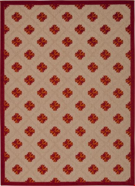 Nourison Aloha ALH02 Red (99446242075) Rectangle 7'10" x 10'6" Area Rug