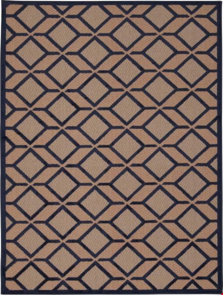 Nourison Aloha ALH03 Navy (99446242396) Rectangle 3'6" x 5'6" Area Rug