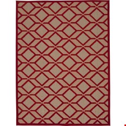 Nourison Aloha ALH03 Red (99446242433) Rectangle 3'6
