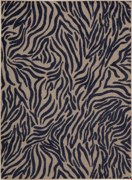 Nourison Aloha ALH04 Navy (99446242532) Rectangle 3'6" x 5'6" Area Rug