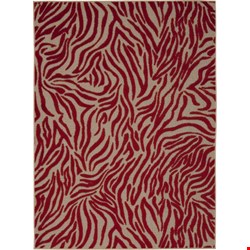 Nourison Aloha ALH04 Red (99446242648) Rectangle 5'3