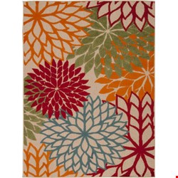 Nourison Aloha ALH05 Green (99446242686) Rectangle 5'3