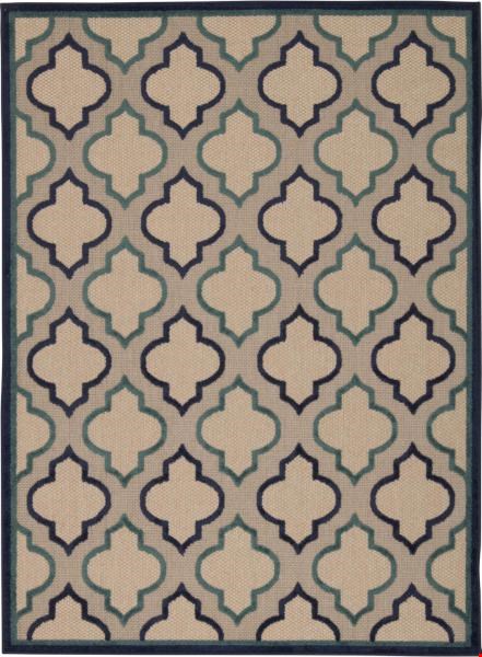 Nourison Aloha ALH06 Navy (99446242754) Rectangle 3'6" x 5'6" Area Rug