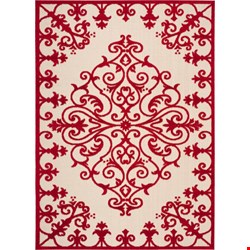 Nourison Aloha ALH12 Red (99446243027) Rectangle 5'3