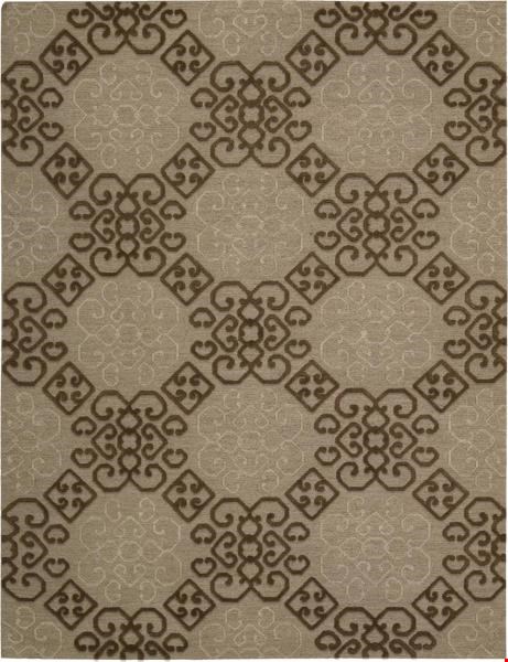 Nourison Ambrose AMB01 Almond (99446046987) Rectangle 3'9" x 5'9" Area Rug