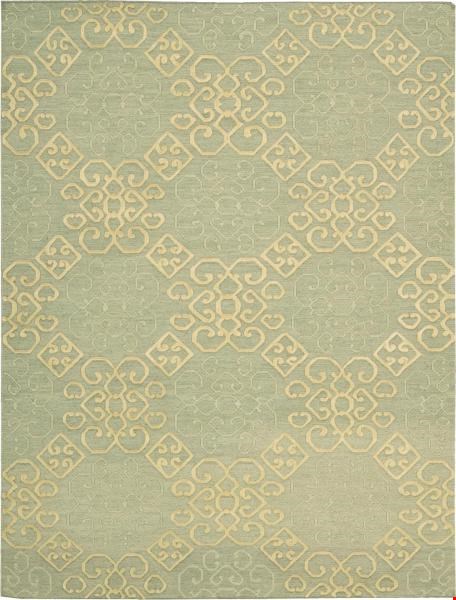 Nourison Ambrose AMB01 Light Green (99446046871) Rectangle 5'6" x 7'5" Area Rug