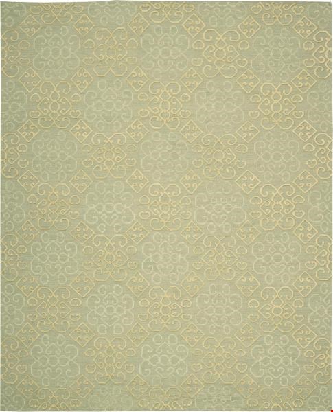 Nourison Ambrose AMB01 Light Green (99446046901) Rectangle 9'9" x 13'9" Area Rug