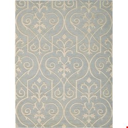 Nourison Ambrose AMB02 Blue (99446047410) Rectangle 5'6