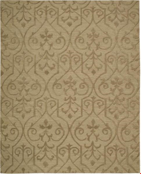 Nourison Ambrose AMB02 Khaki (99446047144) Rectangle 3'9" x 5'9" Area Rug
