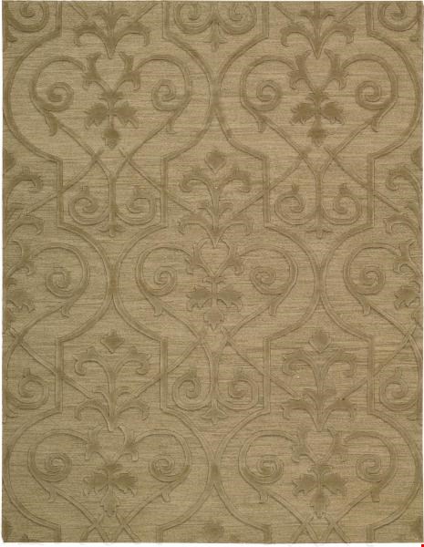 Nourison Ambrose AMB02 Khaki (99446047151) Rectangle 5'6" x 7'5" Area Rug