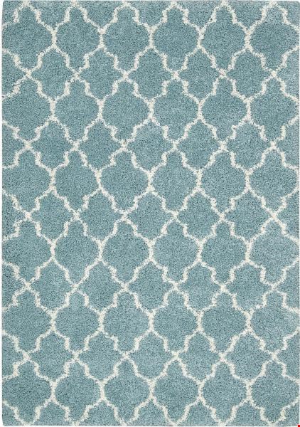 Nourison Amore AMOR2 Aqua (99446171924) Rectangle 5'3" x 7'5" Area Rug