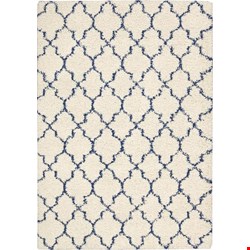 Nourison Amore AMOR2 Ivory Blue (99446171955) Rectangle 5'3