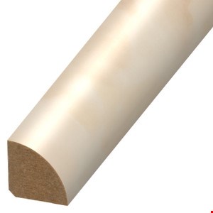 Karndean Art Select Rigid: Quarter Round Rose Onyx Luxury Vinyl Plank - 94" Long