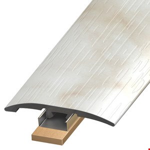 Karndean Knight Tile Rigid Core: Slim Trim River Marble Luxury Vinyl Tile - 94" Long