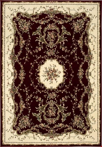 Nourison Bordeaux BOR01 Burgundy (99446263872) Rectangle 5'3" x 7'4" Area Rug