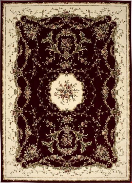 Nourison Bordeaux BOR01 Burgundy (99446263889) Rectangle 7'10" x 10'10" Area Rug