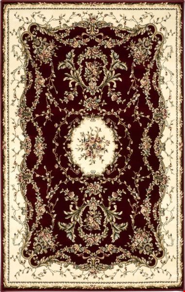 Nourison Bordeaux BOR01 Burgundy (99446263896) Rectangle 9'10" x 13'2" Area Rug