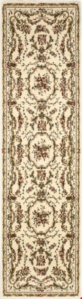 Nourison Bordeaux BOR01 Ivory (99446266422) Runner 2'2" x 7'6" Area Rug