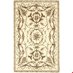 Nourison Bordeaux BOR01 Ivory (99446263728) Rectangle 3'9