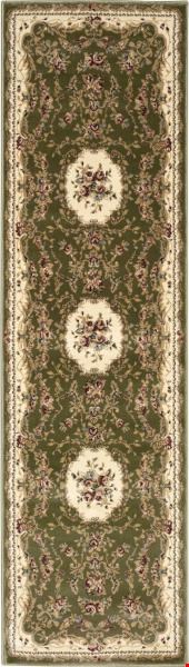 Nourison Bordeaux BOR01 Sage (99446266521) Runner 2'2" x 7'6" Area Rug