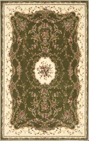 Nourison Bordeaux BOR01 Sage (99446263902) Rectangle 3'9" x 5'9" Area Rug
