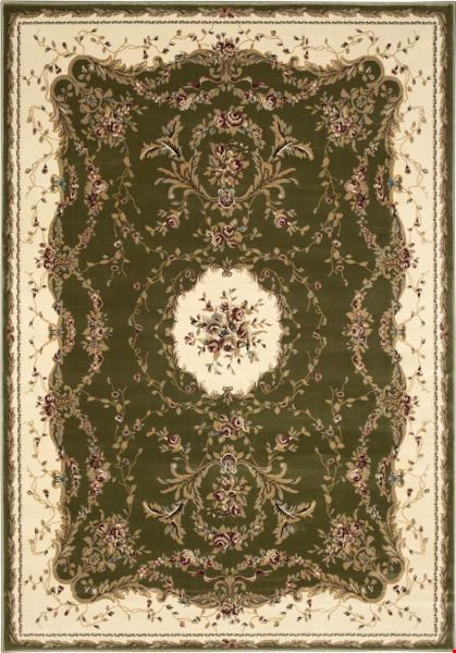 Nourison Bordeaux BOR01 Sage (99446263926) Rectangle 5'3" x 7'4" Area Rug