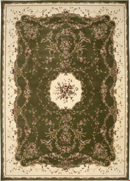 Nourison Bordeaux BOR01 Sage (99446263964) Rectangle 9'10" x 13'2" Area Rug
