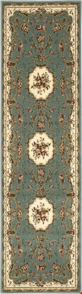 Nourison Bordeaux BOR01 Slate Blue (99446266507) Runner 2'2" x 7'6" Area Rug