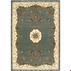 Nourison Bordeaux BOR01 Slate Blue (99446263803) Rectangle 5'3