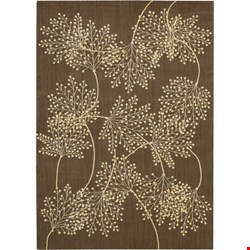 Nourison Capri CAP1 Chocolate (99446020086) Rectangle 7'9