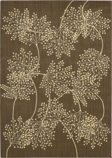 Nourison Capri CAP1 Chocolate (99446020086) Rectangle 7'9" x 10'10" Area Rug