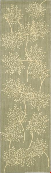 Nourison Capri CAP1 Sage (99446019967) Runner 2'3" x 8'0" Area Rug