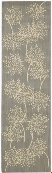 Nourison Capri CAP1 Slate (99446019905) Runner 2'3" x 8'0" Area Rug